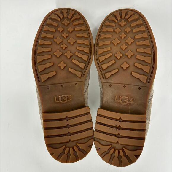 UGG Australia Bonham Chelsea Ankle Boots Suede Leather Waterproof Taupe Size 6 - Picture 10 of 10